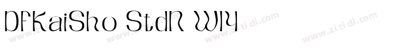 DFKaiSho StdN W14字体转换